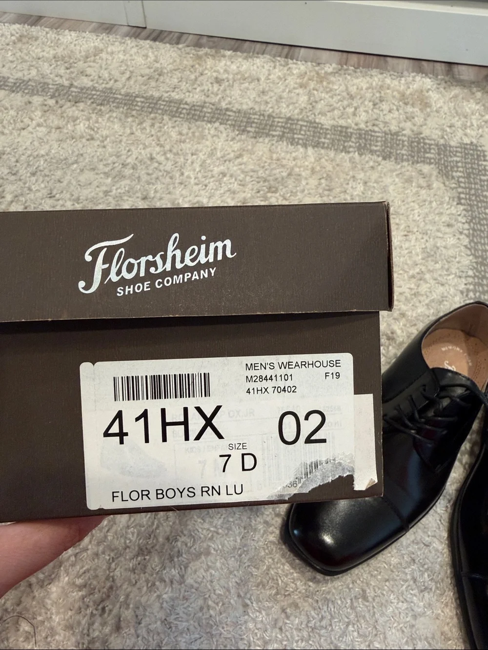Florsheim Kids Boys Rolan Cap Toe Oxford Jr